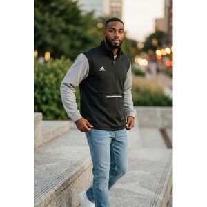 ADIDAS TEAM ISSUE AEROREADY 1/4 ZIP PULLOVER MENS 3X NEW!!